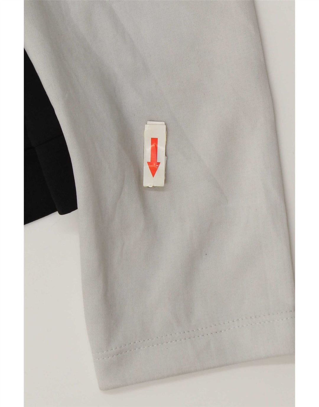 Top della tuta da ginnastica Nike da donna con collo e zip UK 14 Medium Black Colourblock