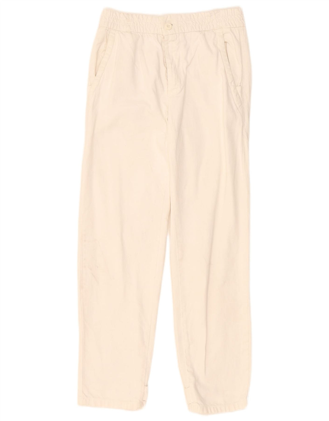 Pantaloni chino dritti da uomo Zara piccoli W30 L29 bianco sporco