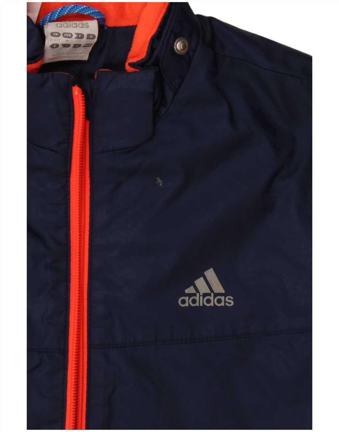 Giacca a vento Adidas da ragazzo 11-12 anni in poliammide color block blu navy