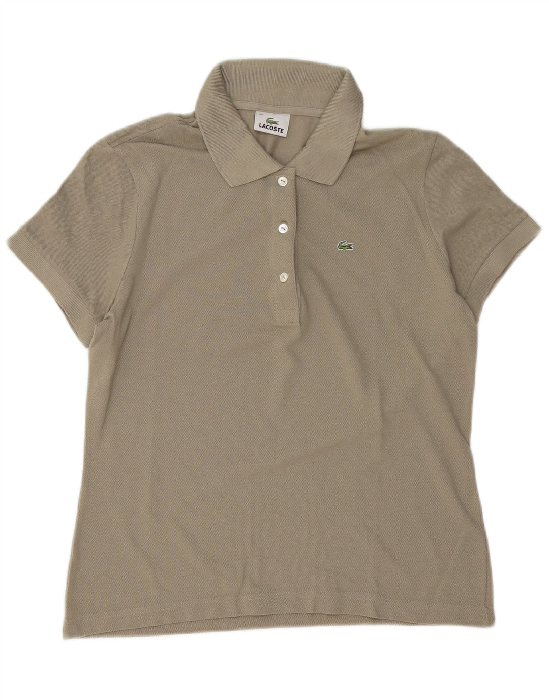 Polo da donna LACOSTE taglia 44 grande cotone grigio