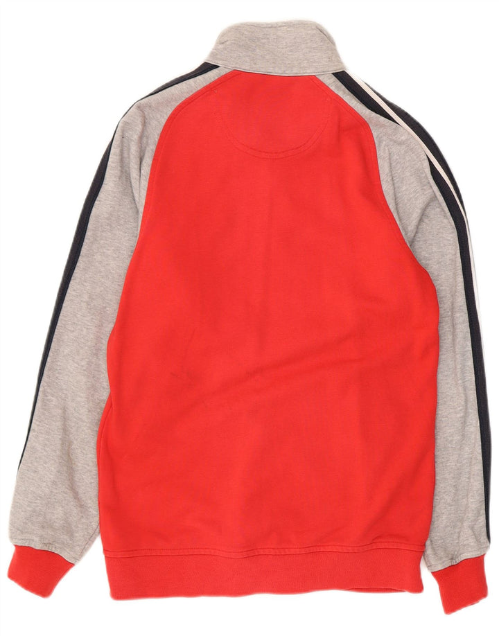 Giacca da tuta da uomo CHAMPION piccola in cotone color block rosso