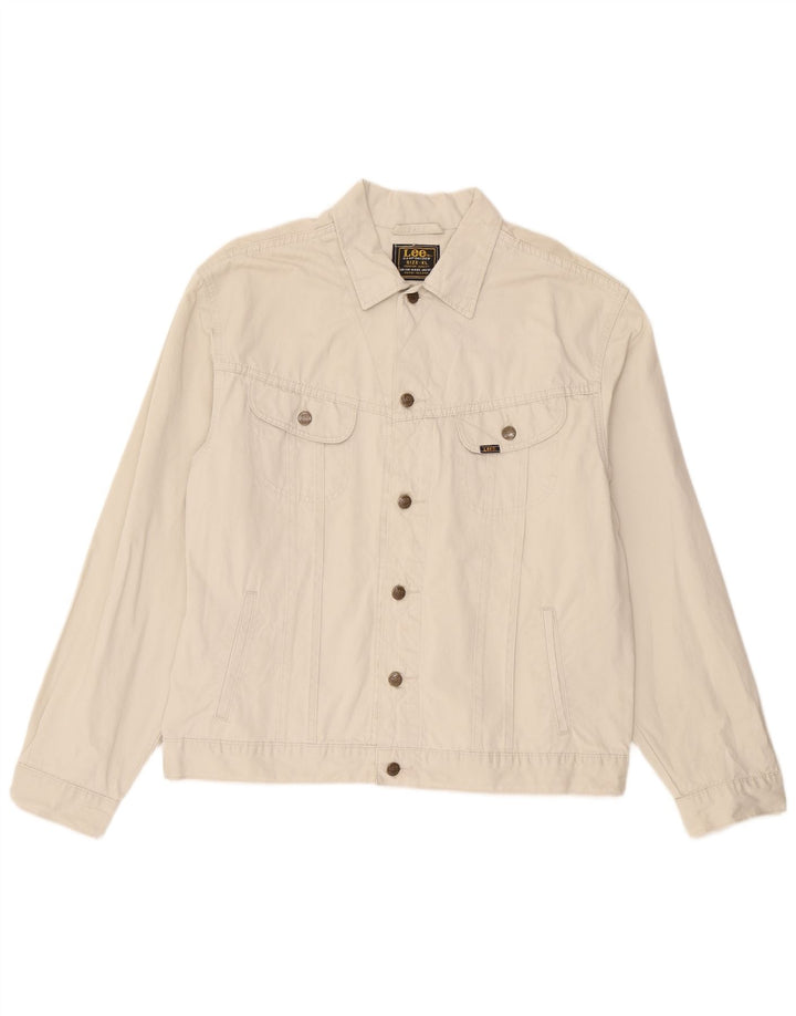 Giubbotto bomber da uomo Lee UK 42 XL Cotone beige