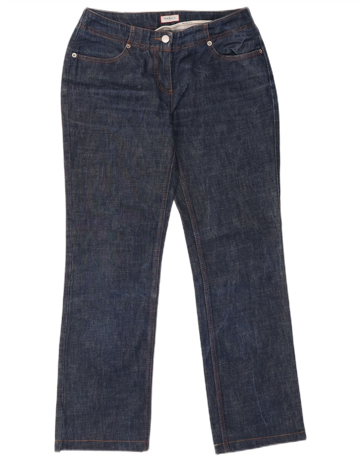 Max & Co. Jeans dritti da donna UK 12 Medio W30 L28 Cotone blu