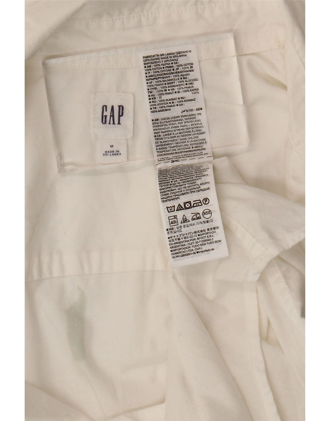 Maglietta Gap da donna UK 14 media bianca