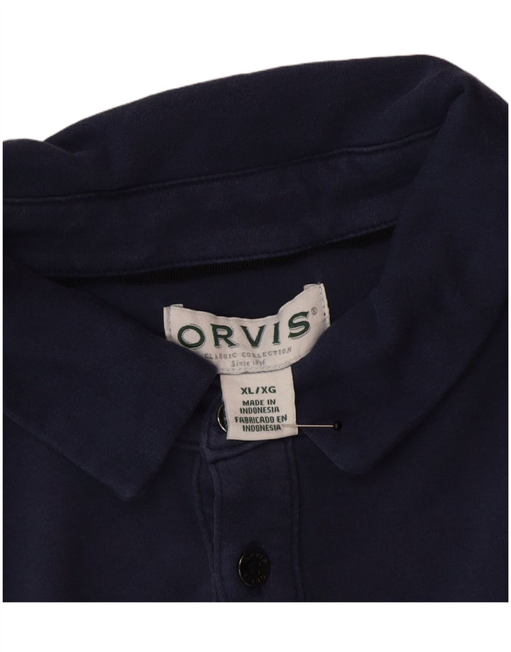 Polo da uomo Orvis XL blu navy