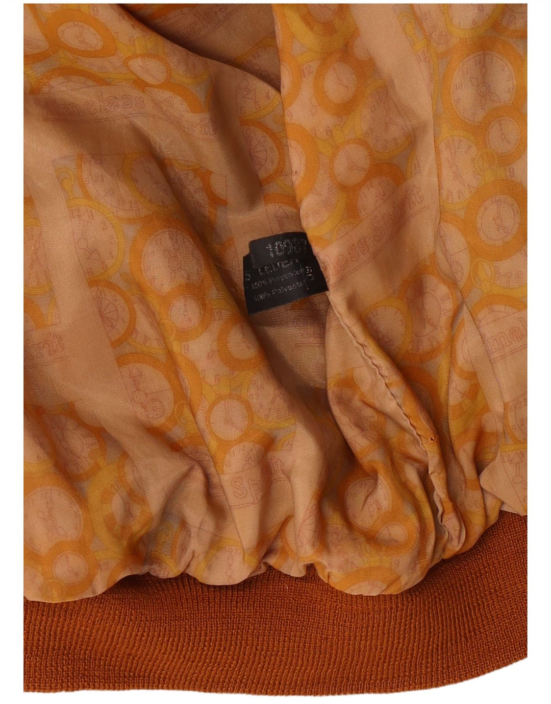 Giubbotto bomber in pelle scamosciata da uomo VINTAGE IT 50 Large in pelle marrone