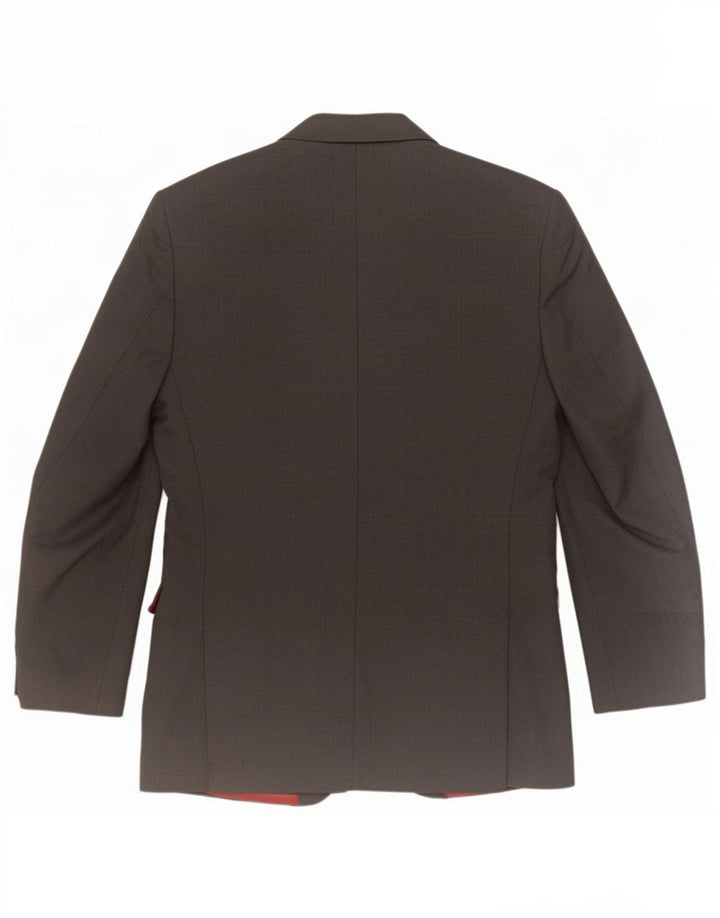 Giacca blazer a 2 bottoni da uomo Marks & Spencer UK 38 Poliestere grigio medio