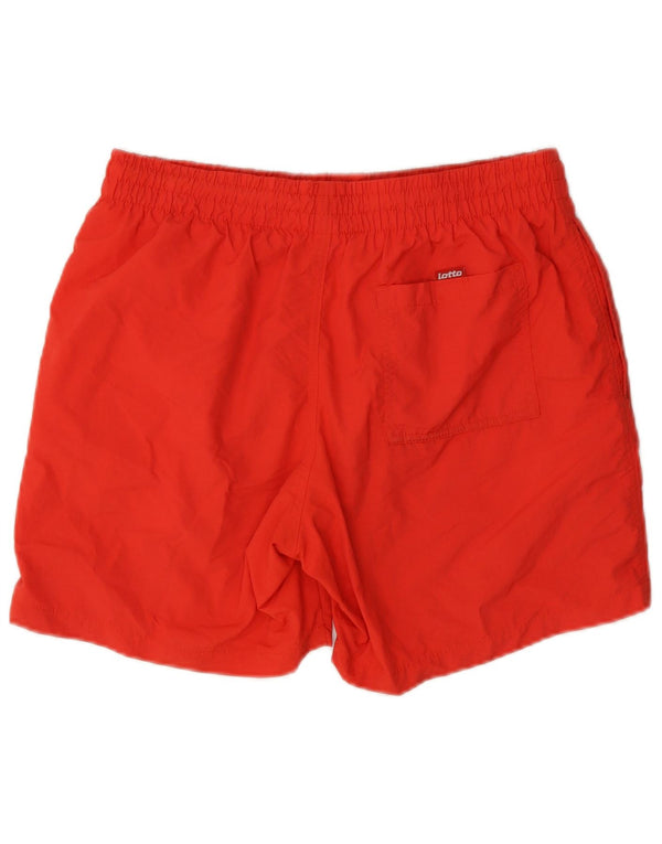 Pantaloncini da bagno da uomo Lotto arancione medio in poliammide