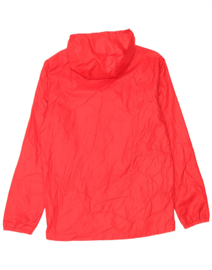 Jako Giacca antipioggia da uomo con cappuccio grafico UK 36 Small Poliestere rosso