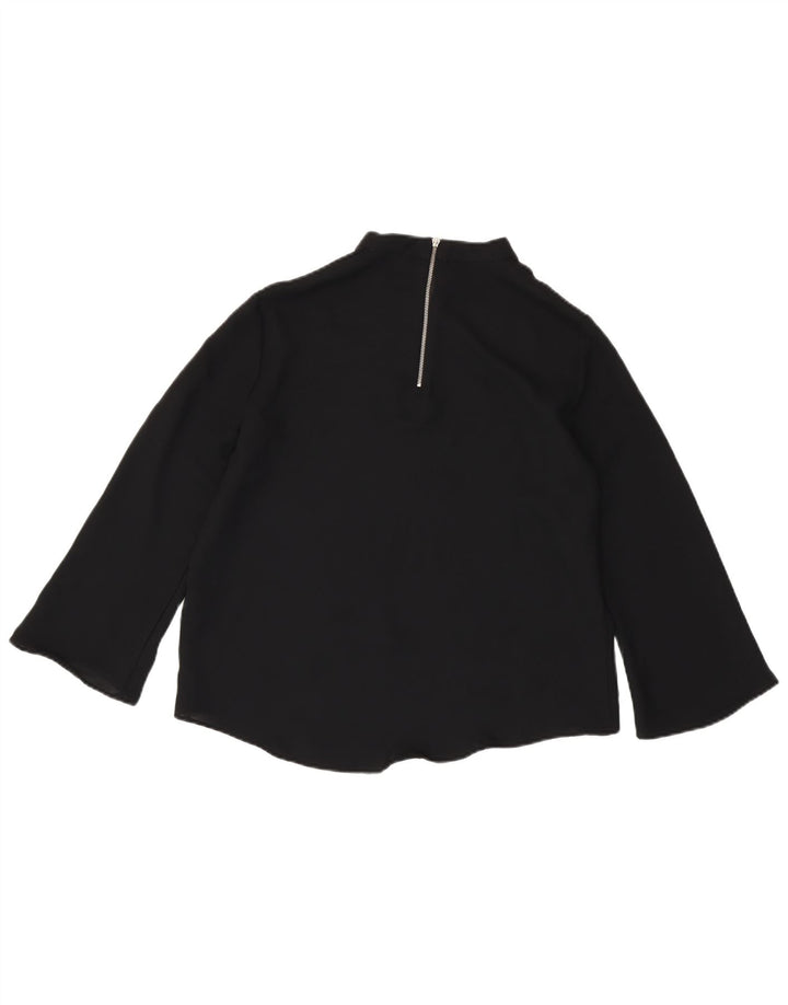 Top Zara da donna con maniche a 3/4, taglia UK 14, grande, nero