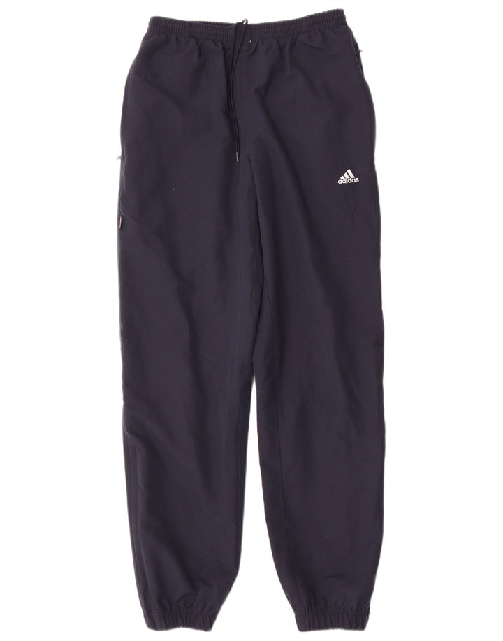 Pantaloni da tuta da uomo Adidas Joggers piccoli in poliestere blu navy