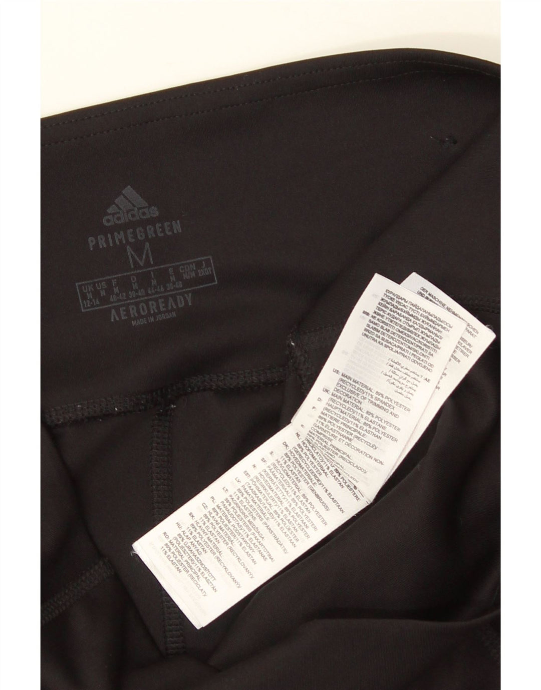 Leggings ADIDAS Aeroready da donna UK 12/14 Poliestere nero medio