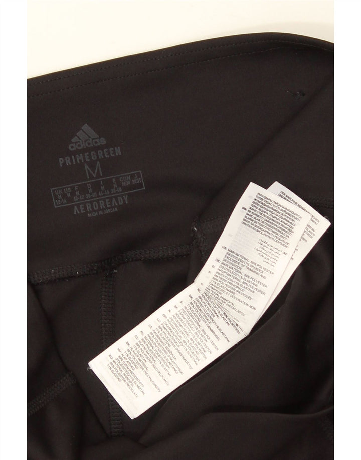Leggings ADIDAS Aeroready da donna UK 12/14 Poliestere nero medio