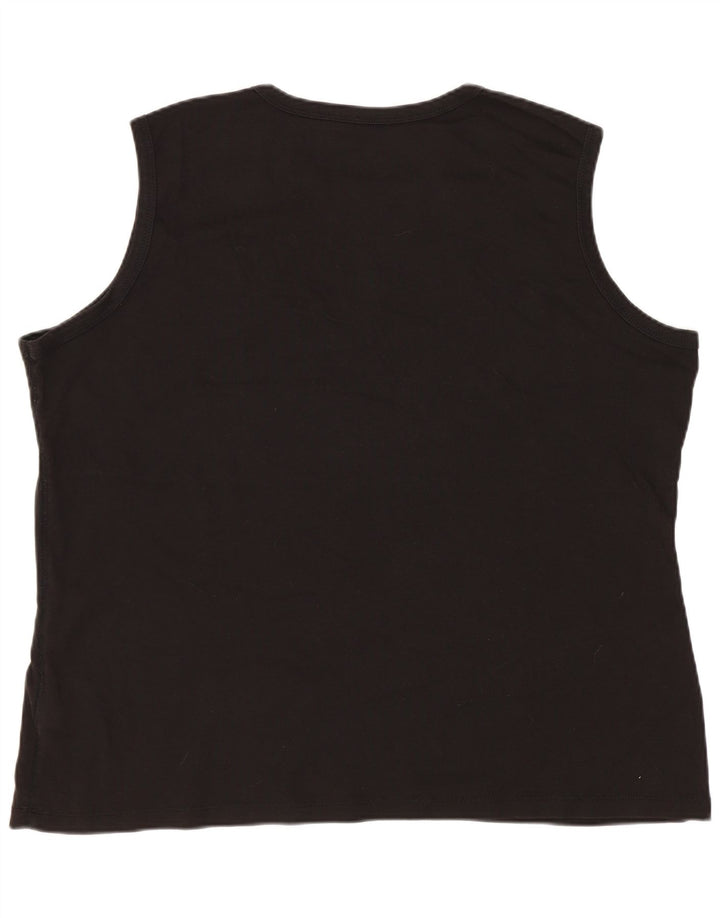 Canotta da donna EDDIE BAUER UK 20 2XL cotone nero