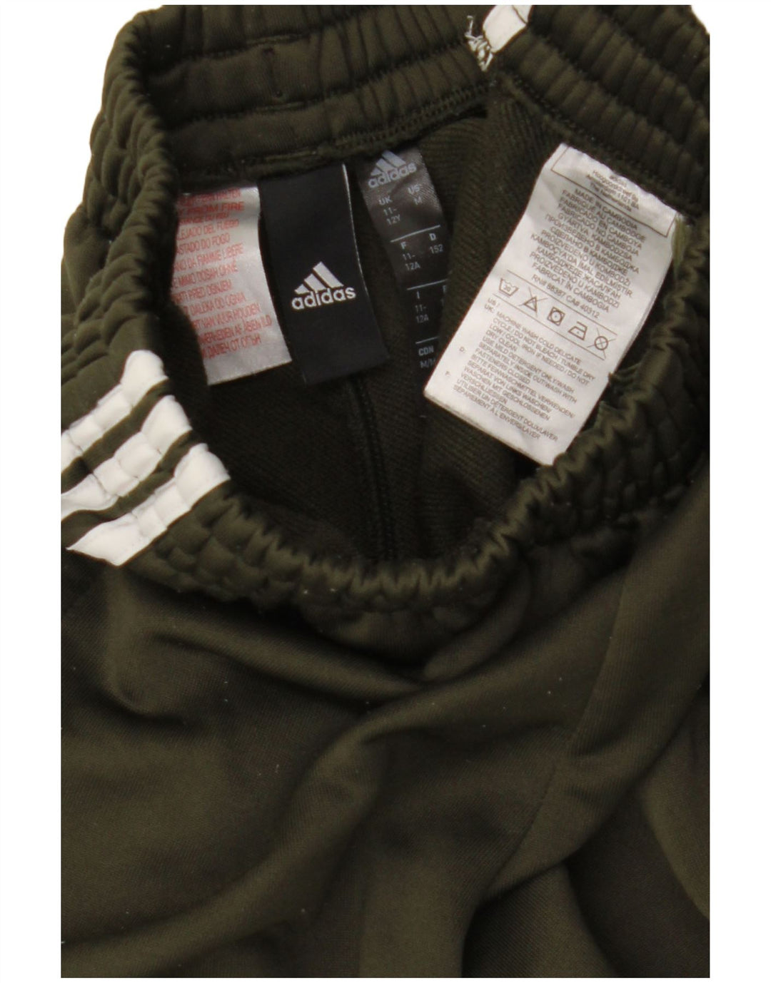 Pantaloni da tuta ADIDAS Aeroready per ragazzi 11-12 anni Colorblock verde