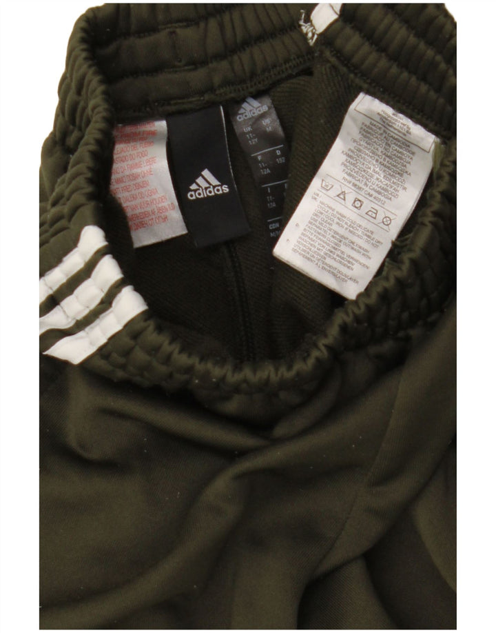 Pantaloni da tuta ADIDAS Aeroready per ragazzi 11-12 anni Colorblock verde