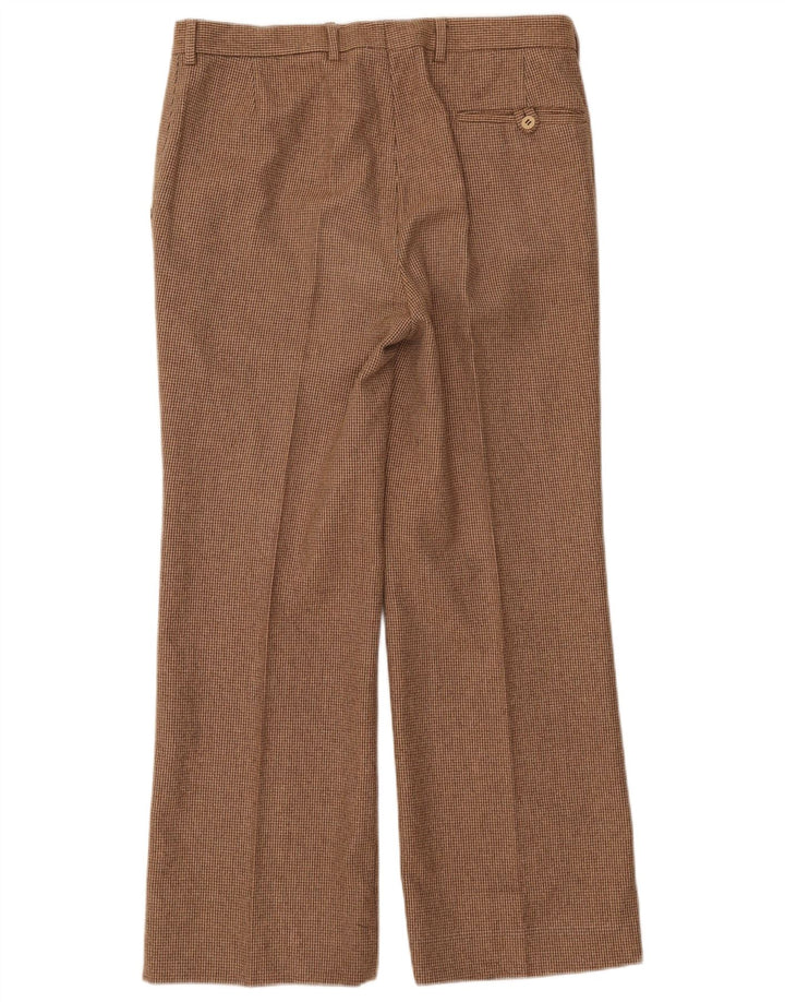 Abito vintage da uomo a 2 bottoni e 2 pezzi IT 48 medio W32 L28 marrone