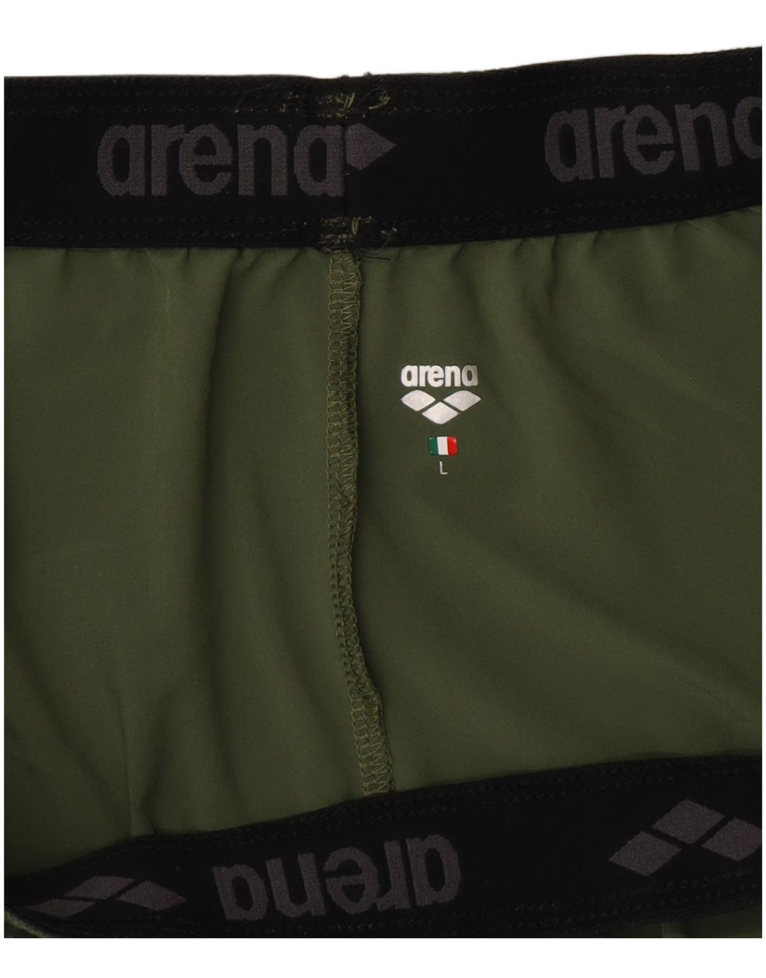 Pantaloncini sportivi da uomo Arena grandi in poliestere kaki