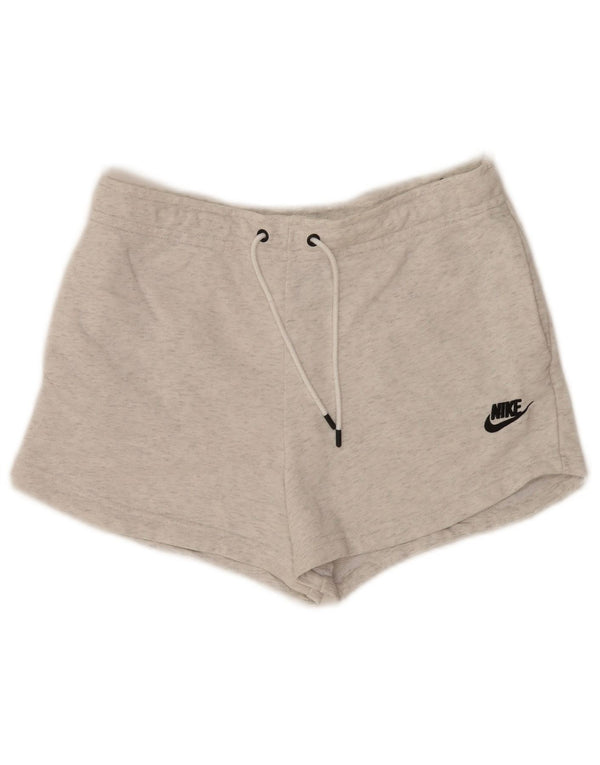 Pantaloncini sportivi Nike da donna UK 10 piccoli in cotone chiazzato grigio