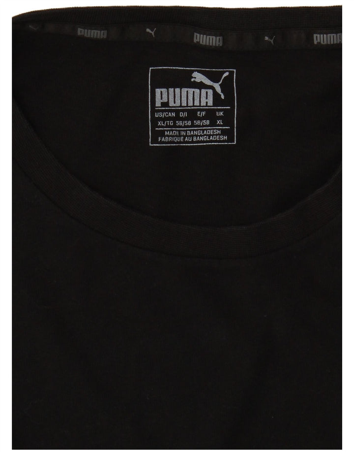 Maglia PUMA da uomo a maniche lunghe XL Nera