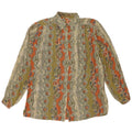 Camicetta oversize da donna VINTAGE EU 40 Paisley medio multicolore