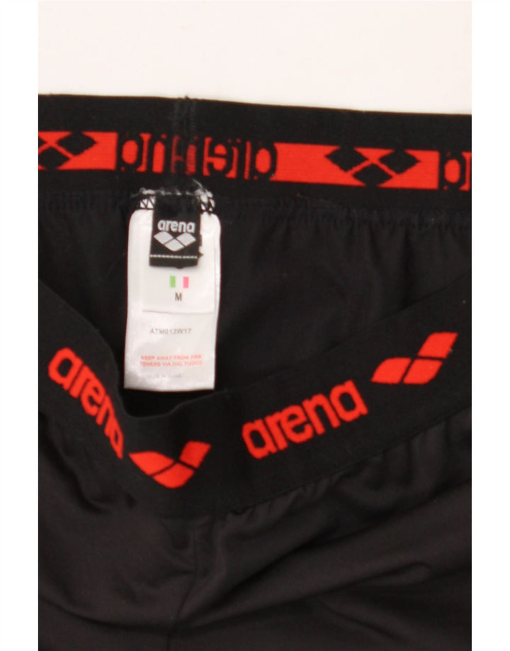 Leggings grafici da donna Arena UK 12 poliestere nero medio