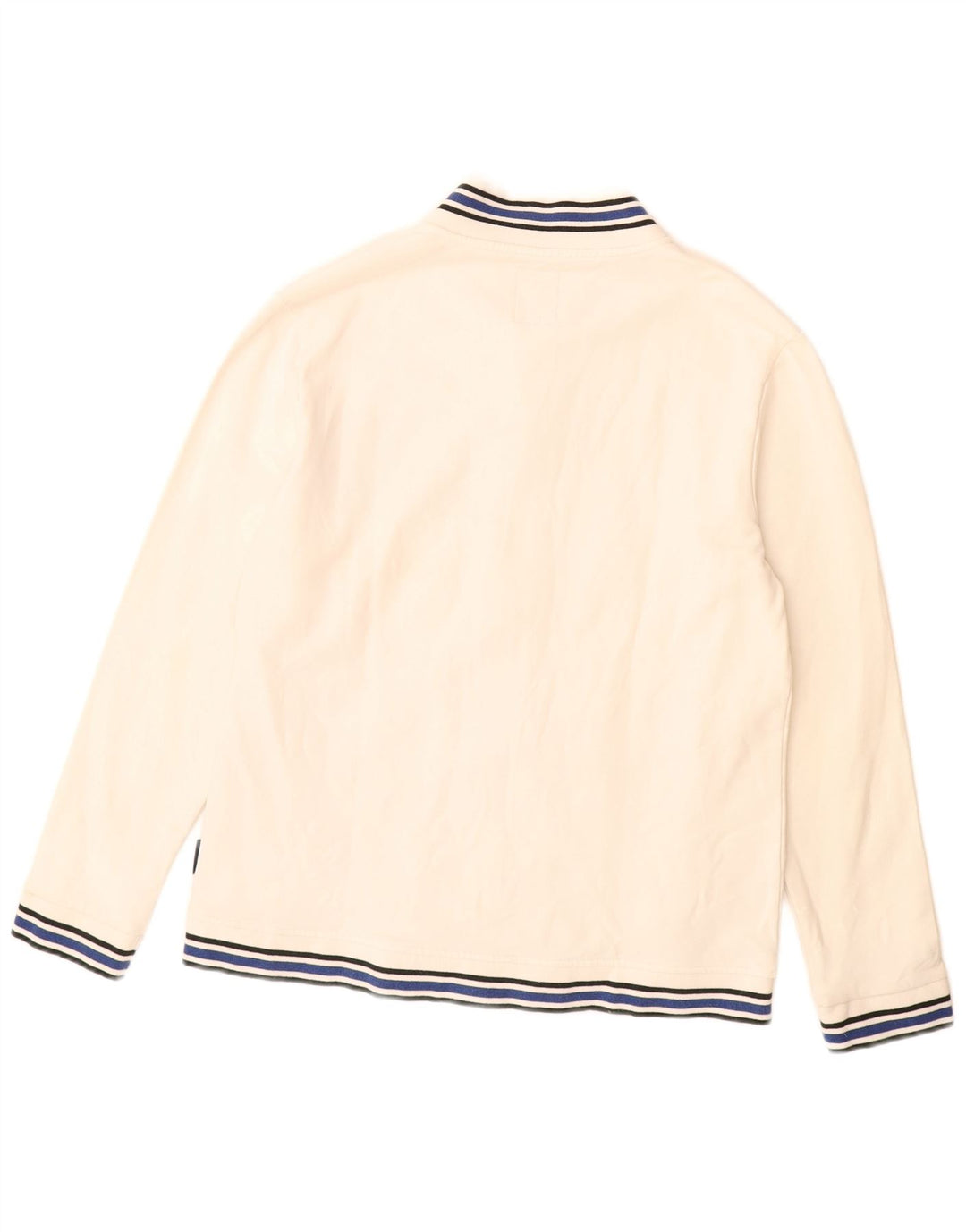 NORTH SAILS Giacca da tuta con grafica da donna UK 14 Cotone bianco medio