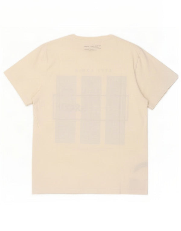 Jack & Jones T-shirt grafica da uomo Core grande in cotone bianco