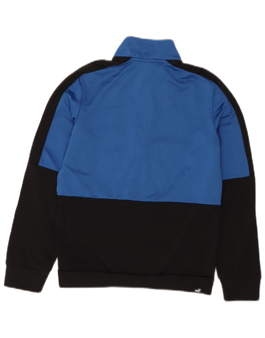 Giacca da tuta grafica da ragazzo Puma 9-10 anni Blu Colourblock
