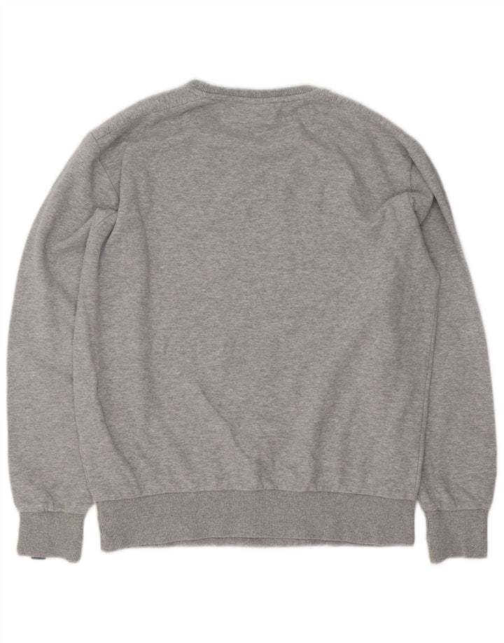 Felpa da uomo Ellesse Maglione grande in cotone grigio
