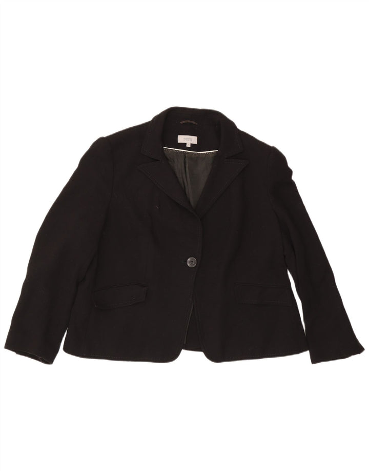 Giacca blazer a 1 bottone Marks & Spencer da donna UK 22 3XL nera