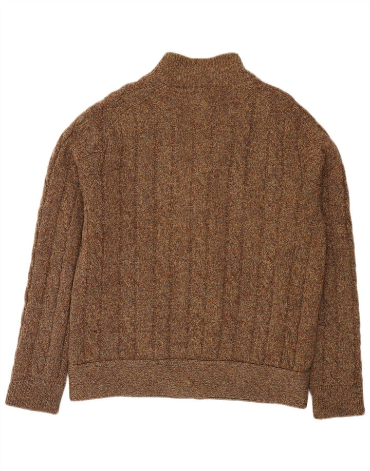 Maglione cardigan da uomo Jeckerson grande marrone
