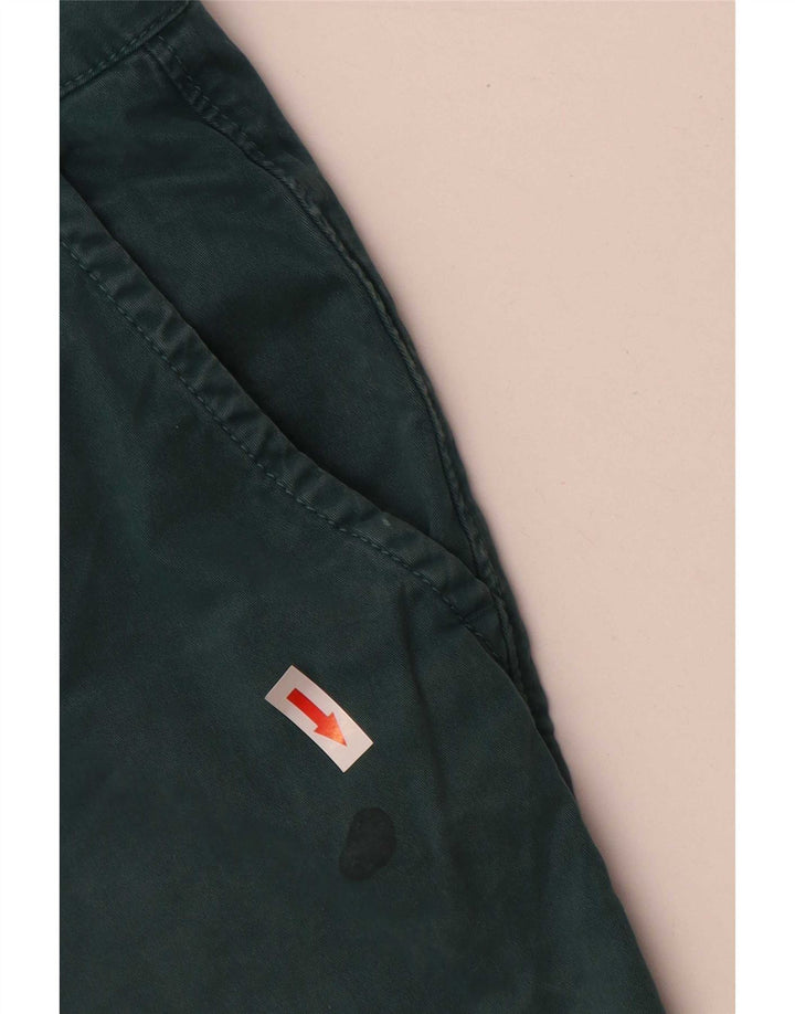 Pantaloncini chino regolari da uomo Superdry W32 cotone verde medio