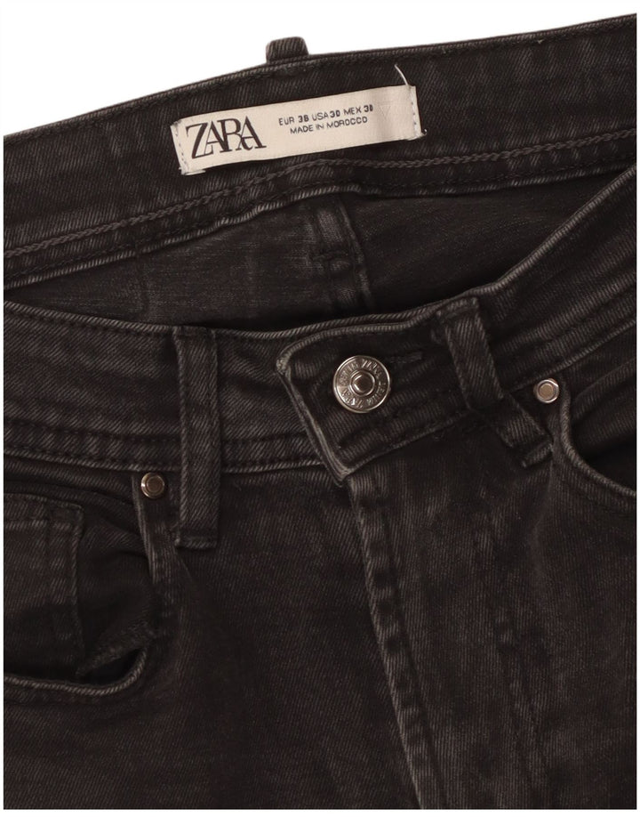 Jeans skinny da uomo Zara EU 38 piccoli W30 L28 neri