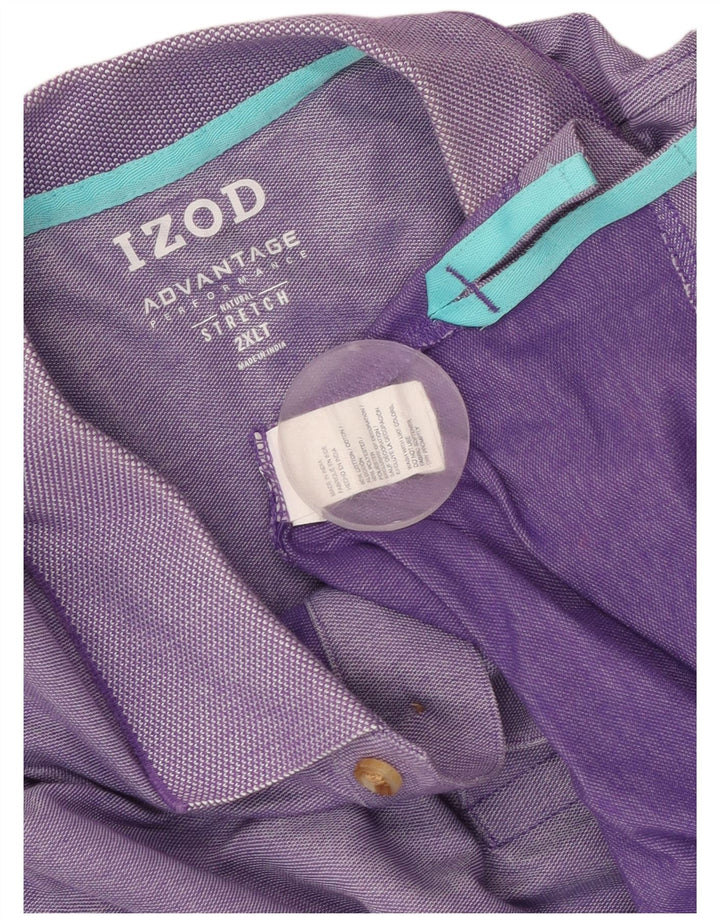 Polo alta da uomo IZOD 2XL in cotone viola