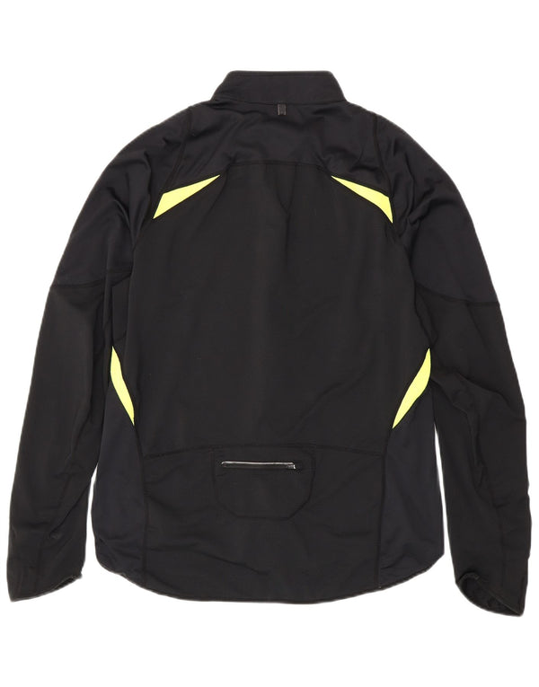 Giacca da tuta da uomo Nike UK 42/44 Large Nero Colourblock Poliestere