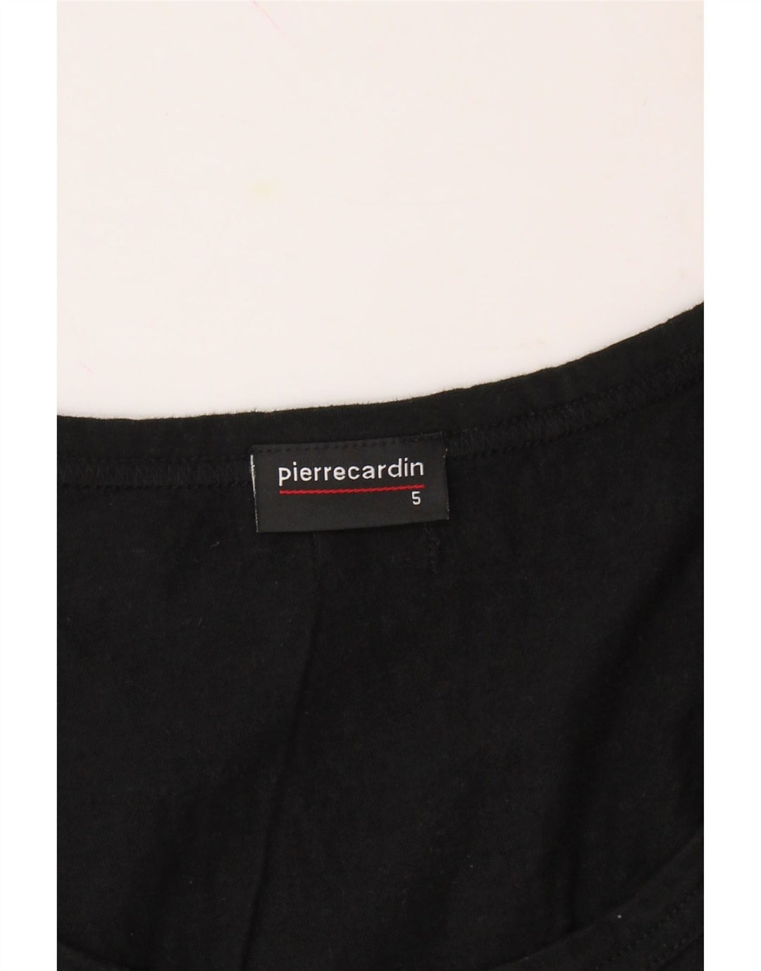 PIERRE CARDIN Mens Vest Top Large Black Cotton Vintage Pierre Cardin and Second-Hand Pierre Cardin from Messina Hembry 
