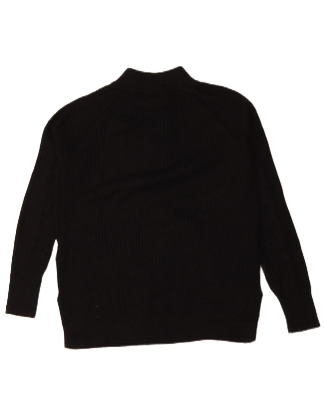 Maglione oversize con zip e collo oversize da donna Marks & Spencer UK 6 XS Nero