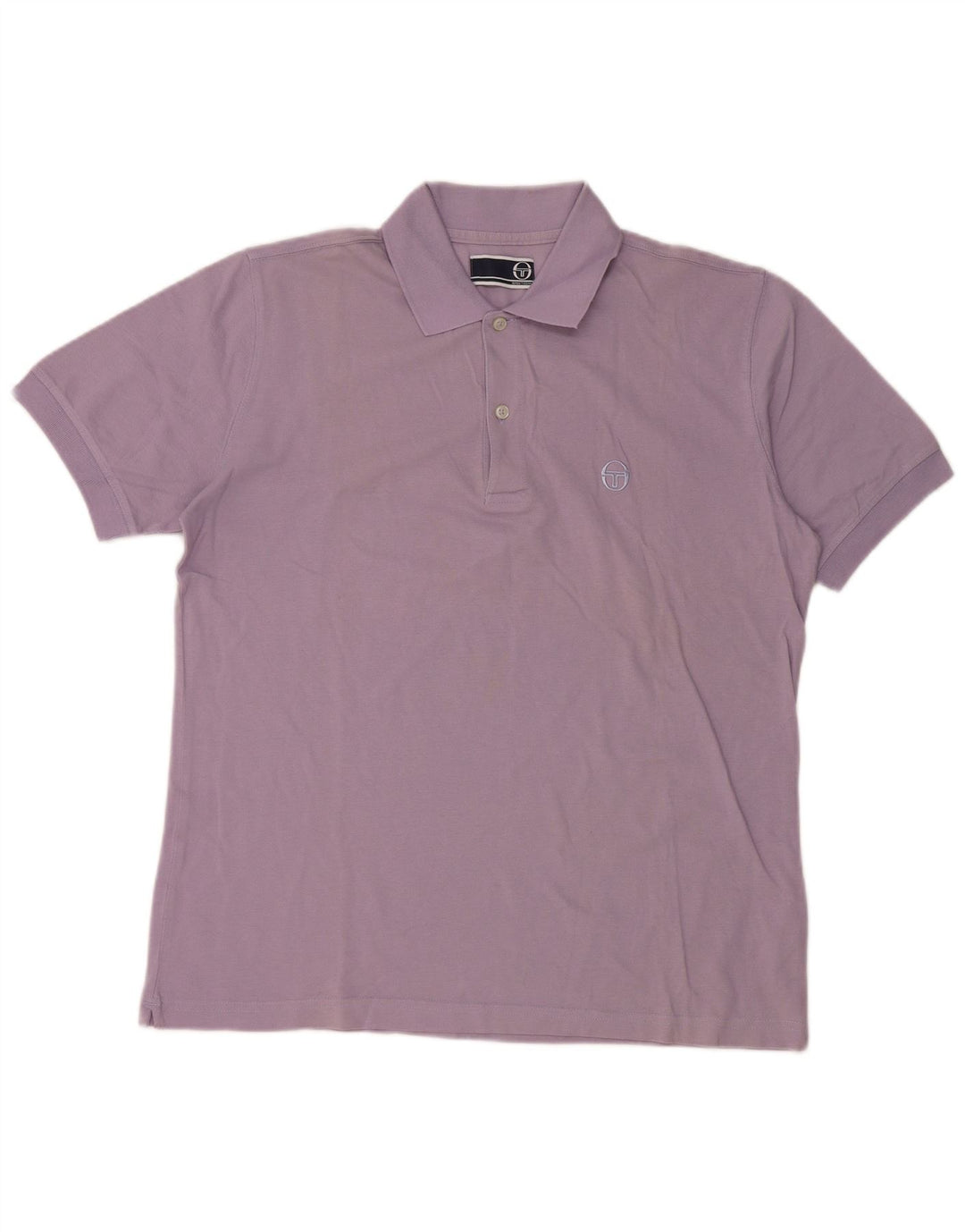 Polo Uomo Sergio Tacchini IT 48 Viola Medio Cotone