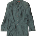 Giacca blazer da donna Misstwidd IT 44 Lino verde medio