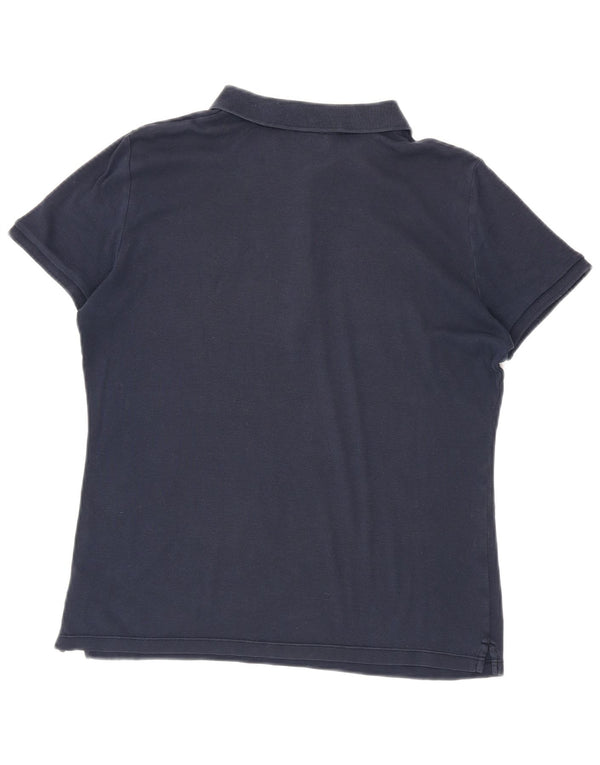Polo da donna Ralph Lauren UK 16 grande in cotone blu navy
