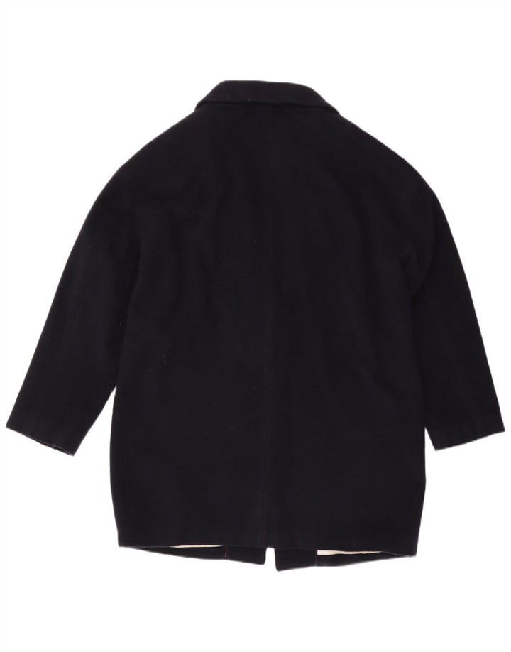 CREW CLOTHING Soprabito da donna UK 14 Large Blu Navy Lana