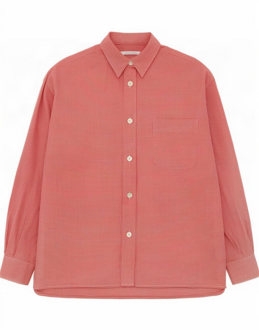 Camicia da donna Marella UK 16 Grande poliestere a quadretti rossi