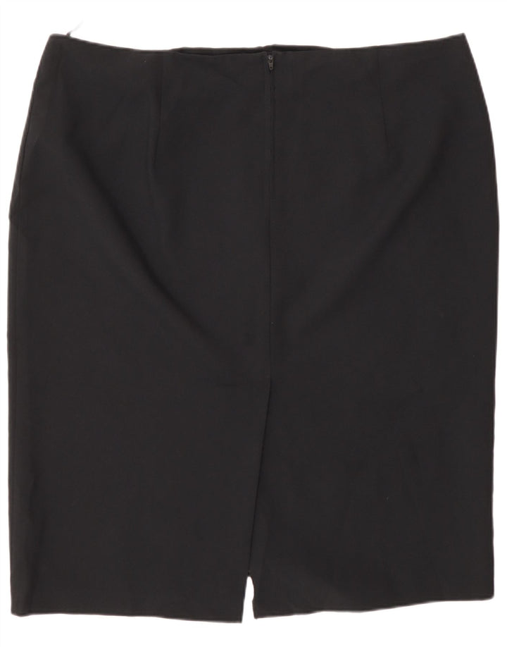 Gonna a tubino da donna Marks & Spencer UK 20 2XL W40 Poliestere nero