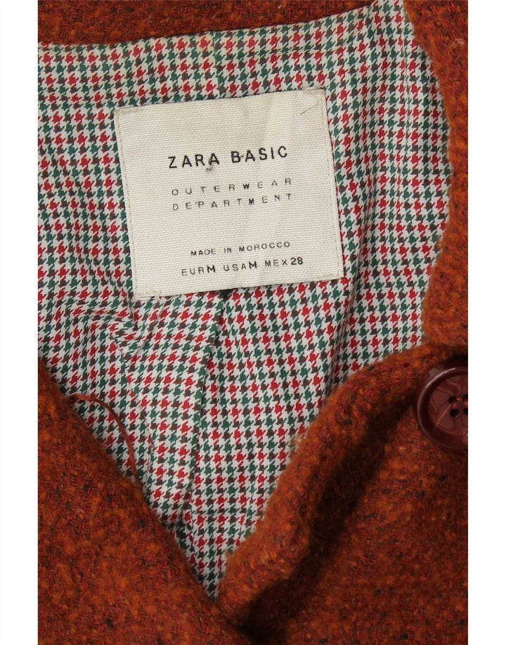 Cappotto doppiopetto da donna Zara UK 12 Lana marrone medio