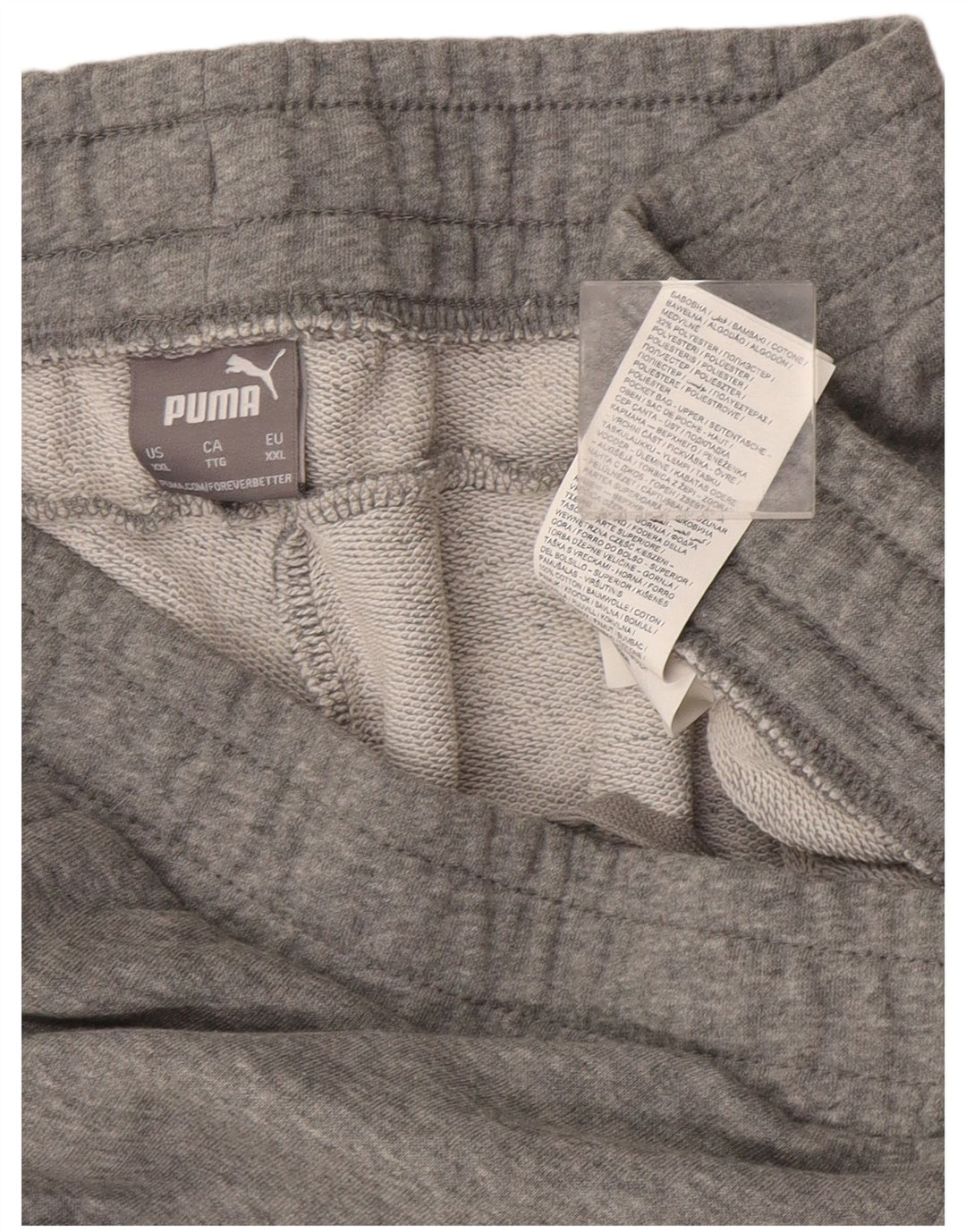 Pantaloncini sportivi da uomo Puma 2XL Cotone grigio