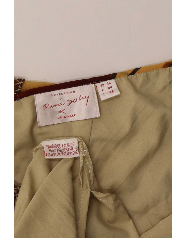 Abito asimmetrico da donna Rene Derhy IT 48 XL Patchwork multicolore
