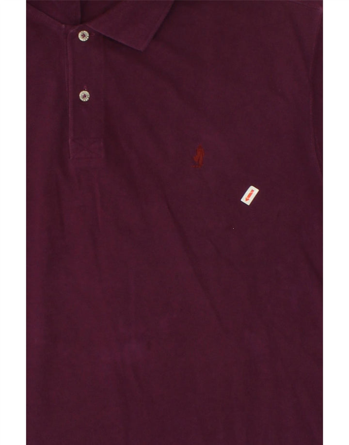 Polo da uomo MARLBORO CLASSICS 2XL cotone viola