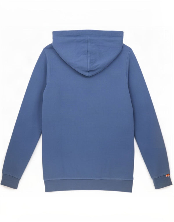 Maglione con cappuccio da uomo Superdry Small in cotone blu