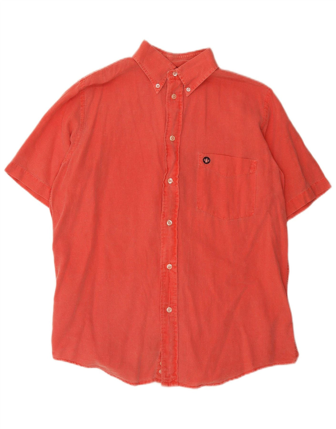 Camicia a maniche corte da uomo Murphy & Nye in cotone rosso medio